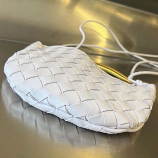 Bottega Veneta Mini Replica Perfetta Sardine agnello intrecciata bianca qualità specchio Replica Perfette Bottega Veneta Mini Perfetta Sardine agnello intrecciata bianca imitazioni