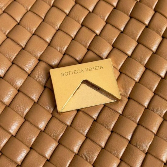 Borsa piccola Bottega Veneta Cobble Caramello Intrecciato Replica Replica Perfette Borsa piccola Bottega Veneta Cobble Caramello Intrecciato imitazioni