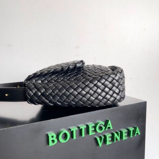 Replica Perfette Imitazioni borse griffate piccola Bottega Veneta Cobble Intrecciato nero imitazioni