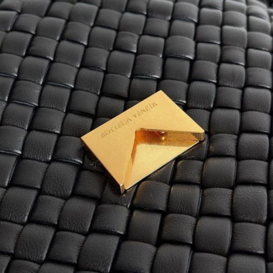 Replica Perfette Imitazioni borse griffate piccola Bottega Veneta Cobble Intrecciato nero imitazioni