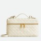 Replica Perfette Bottega Veneta Bang Bang Vanity Case Avorio Intrecciato imitazioni