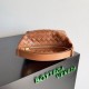 Borsa Replica Bottega Veneta Mini Wallace vitello intrecciata marrone qualità specchio Replica Perfette Borsa 1:1 Bottega Veneta Mini Wallace vitello intrecciata marrone imitazioni