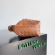 Borsa Replica Bottega Veneta Mini Wallace vitello intrecciata marrone qualità specchio Replica Perfette Borsa 1:1 Bottega Veneta Mini Wallace vitello intrecciata marrone imitazioni