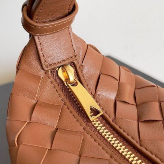 Borsa Replica Bottega Veneta Mini Wallace vitello intrecciata marrone qualità specchio Replica Perfette Borsa 1:1 Bottega Veneta Mini Wallace vitello intrecciata marrone imitazioni