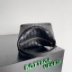 Replica Perfette Bora Pari Bottega Veneta Mini Wallace vitello intrecciata nera imitazioni