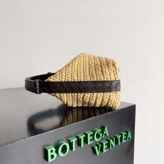 Bottega Veneta Mini Wallace Borse Firmate Replica Raffia Naturale qualità specchio Replica Perfette Bottega Veneta Mini Wallace Borse Firmate Raffia Naturale imitazioni