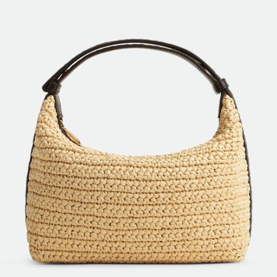 Bottega Veneta Mini Wallace Borse Firmate Replica Raffia Naturale qualità specchio Replica Perfette Bottega Veneta Mini Wallace Borse Firmate Raffia Naturale imitazioni