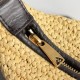Bottega Veneta Mini Wallace Borse Firmate Replica Raffia Naturale qualità specchio Replica Perfette Bottega Veneta Mini Wallace Borse Firmate Raffia Naturale imitazioni