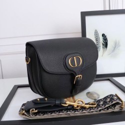 Replica borse griffate grande Dior Bobby vitello martellata nera Riproduzione Fedele Imitazioni borse griffate grande Dior Bobby vitello martellata nera imitazioni