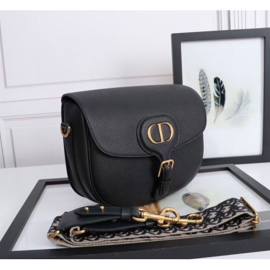 Replica borse griffate grande Dior Bobby vitello martellata nera Riproduzione Fedele Imitazioni borse griffate grande Dior Bobby vitello martellata nera imitazioni