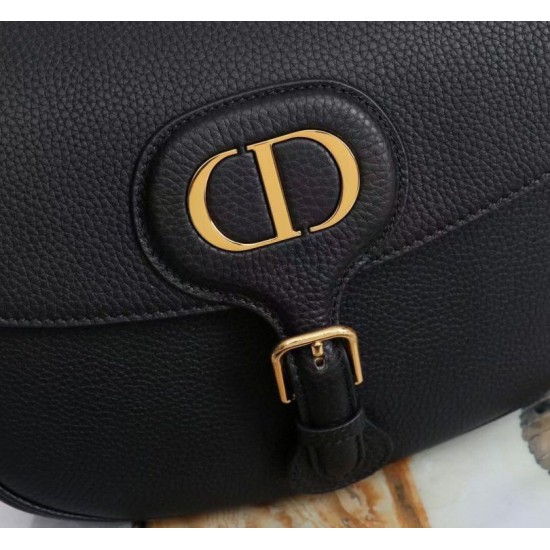 Replica borse griffate grande Dior Bobby vitello martellata nera Riproduzione Fedele Imitazioni borse griffate grande Dior Bobby vitello martellata nera imitazioni