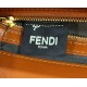 Replica Borsa media Baguette Fendi nappa FF marrone Riproduzione Fedele Borsa media Baguette Fendi nappa FF marrone imitazioni