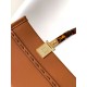 Replica Borsa tote piccola Fendi Sunshine marrone vitello Riproduzione Fedele Borsa tote piccola Fendi Sunshine marrone vitello imitazioni