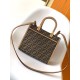 Replica Borse tote piccola Fendi Sunshine tessuto jacquard FF marrone Riproduzione Fedele Borse Replica tote piccola Fendi Sunshine tessuto jacquard FF marrone imitazioni