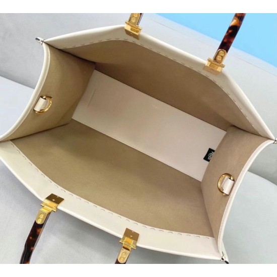 Replica Fendi Sunshine Medium Shopper Borse vitello bianca Riproduzione Fedele Fendi Sunshine Medium Shopper Borse Replica vitello bianca imitazioni