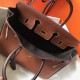 Borsa Hermes Birkin bicolore 25cm marrone/nero Clemence Replica Replica Perfette Borsa Hermes Birkin bicolore 25cm marrone/nero Clemence imitazioni