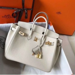 Hermes Birkin 25cm Borsa Beton Clemence Replica Replica Perfette Hermes Birkin 25cm Borsa Beton Clemence imitazioni