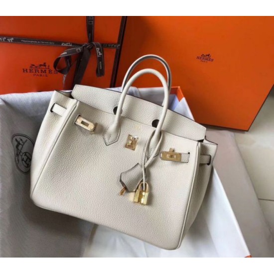 Replica Perfette Hermes Birkin 25cm Borsa Beton Clemence imitazioni
