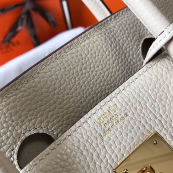 Hermes Birkin 30cm Borsa Beton Clemence Replica Replica Perfette Hermes Birkin 30cm Borsa Beton Clemence imitazioni
