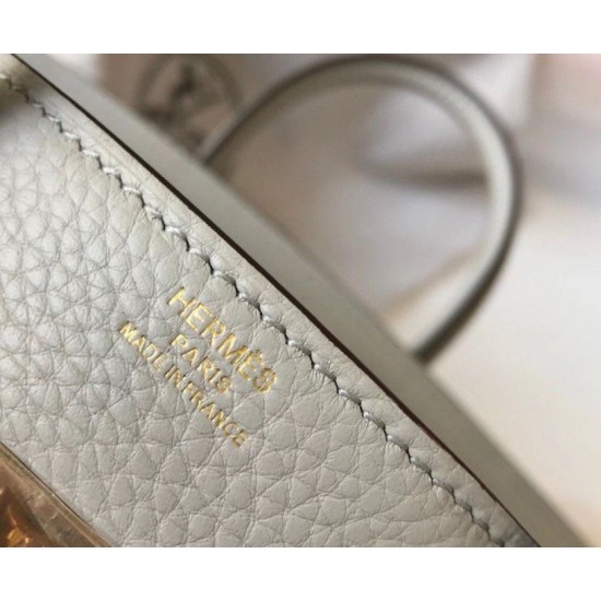 Hermes Pearl Grey Clemence Birkin 30cm Bora Pari replica GHW qualità specchio Replica Perfette Hermes Pearl Grey Clemence Birkin 30cm Bora Pari GHW imitazioni