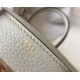 Hermes Pearl Grey Clemence Birkin 30cm Bora Pari replica GHW qualità specchio Replica Perfette Hermes Pearl Grey Clemence Birkin 30cm Bora Pari GHW imitazioni
