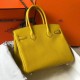 Hermes Birkin 30cm Borsa Gialla Clemence Replica Replica Perfette Hermes Birkin 30cm Borsa Gialla Clemence imitazioni