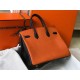 Hermes Birkin Tri-Color 35cm Borsa Arancione/Bianco/Nero Clemence Replica Replica Perfette Hermes Birkin Tri-Color 35cm Borsa Arancione/Bianco/Nero Clemence imitazioni