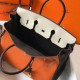 Hermes Birkin Tri-Color 35cm Borsa Arancione/Bianco/Nero Clemence Replica Replica Perfette Hermes Birkin Tri-Color 35cm Borsa Arancione/Bianco/Nero Clemence imitazioni