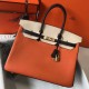 Hermes Birkin Tri-Color 35cm Borsa Arancione/Bianco/Nero Clemence Replica Replica Perfette Hermes Birkin Tri-Color 35cm Borsa Arancione/Bianco/Nero Clemence imitazioni