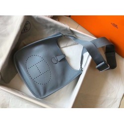 Hermes Evelyne III 29 PM Borse Blue Lin Clemence Hermes Evelyne III 29 PM Borse Blue Lin Clemence
