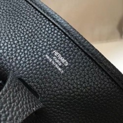 Hermes Evelyne III 29 PM replica Nero Clemence qualità specchio Replica Perfette Hermes Evelyne III 29 PM Nero Clemence imitazioni