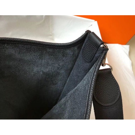 Hermes Evelyne III 29 PM replica Nero Clemence qualità specchio Replica Perfette Hermes Evelyne III 29 PM Nero Clemence imitazioni