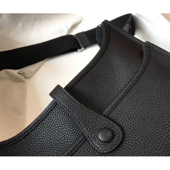 Hermes Evelyne III 29 PM replica Nero Clemence qualità specchio Replica Perfette Hermes Evelyne III 29 PM Nero Clemence imitazioni