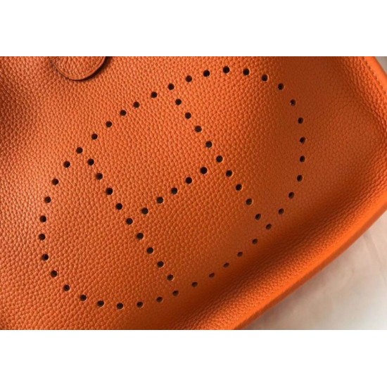 Hermes Evelyne III 29 PM Borse Firmate Replica Arancione Clemence qualità specchio Replica Perfette Hermes Evelyne III 29 PM Borse Firmate Arancione Clemence imitazioni