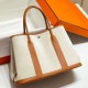 Hermes Garden Party 36cm Borsa Replica Toile e Oro qualità specchio Replica Perfette Hermes Garden Party 36cm Borsa 1:1 Toile e Oro imitazioni