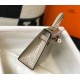 Hermes Kelly Mini II Borsa Taupe Embossed Crocodile Replica Replica Perfette Hermes Kelly Mini II Borsa Taupe Embossed Crocodile imitazioni
