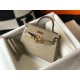Hermes Kelly Mini II Borsa Taupe Embossed Crocodile Replica Replica Perfette Hermes Kelly Mini II Borsa Taupe Embossed Crocodile imitazioni