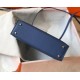 Hermes Kelly Mini II Borsa Blue Agate Epsom Replica Replica Perfette Hermes Kelly Mini II Borsa Blue Agate Epsom imitazioni
