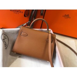 Hermes Kelly Mini II Gold Epsom Hermes Kelly Mini II Gold Epsom