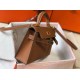 Hermes Kelly Mini II replica Gold Epsom qualità specchio Replica Perfette Hermes Kelly Mini II Gold Epsom imitazioni