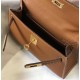 Hermes Kelly Mini II replica Gold Epsom qualità specchio Replica Perfette Hermes Kelly Mini II Gold Epsom imitazioni
