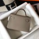 Hermes Kelly Mini II Borsa Gris Asphalt Epsom Replica Replica Perfette Hermes Kelly Mini II Borsa Gris Asphalt Epsom imitazioni