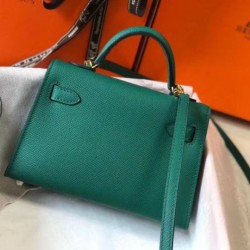 Hermes Kelly Mini II Borsa Malachite Epsom Replica Replica Perfette Hermes Kelly Mini II Borsa Malachite Epsom imitazioni