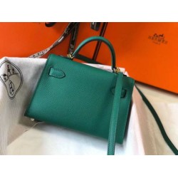 Hermes Kelly Mini II Borsa Malachite Epsom Hermes Kelly Mini II Borsa Malachite Epsom