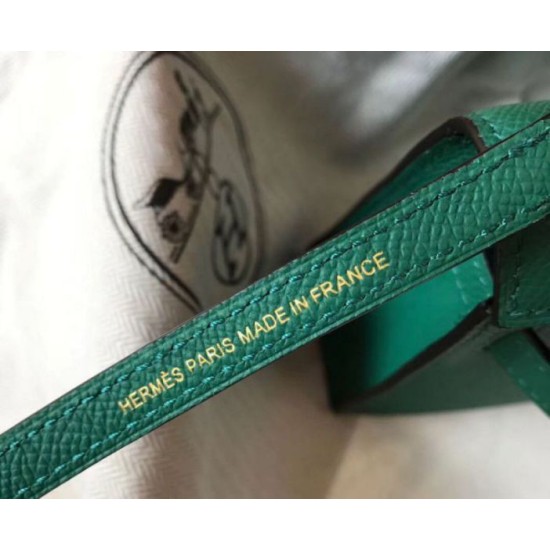 Hermes Kelly Mini II Borsa Malachite Epsom Replica Replica Perfette Hermes Kelly Mini II Borsa Malachite Epsom imitazioni