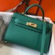 Hermes Kelly Mini II Borsa Malachite Epsom Replica Replica Perfette Hermes Kelly Mini II Borsa Malachite Epsom imitazioni