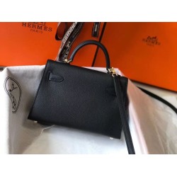Hermes Kelly Mini II Borse Nero Epsom Hermes Kelly Mini II Borse Nero Epsom