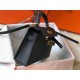 Hermes Kelly Mini II Imitazioni borse griffate Nero Epsom Replica Replica Perfette Hermes Kelly Mini II Imitazioni borse griffate Nero Epsom imitazioni