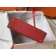 Hermes Kelly Mini II replica Rouge Vif Epsom qualità specchio Replica Perfette Hermes Kelly Mini II Rouge Vif Epsom imitazioni