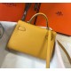 Borse Imitazioni Hermes Kelly Mini II gialla Epsom Replica Replica Perfette Borse Imitazioni Hermes Kelly Mini II gialla Epsom imitazioni